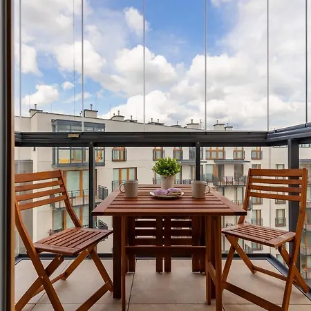 Mokotow Business Centre Apartment Domaniewska With Balcony By Noclegi Renters Warszawa Zewnętrze zdjęcie